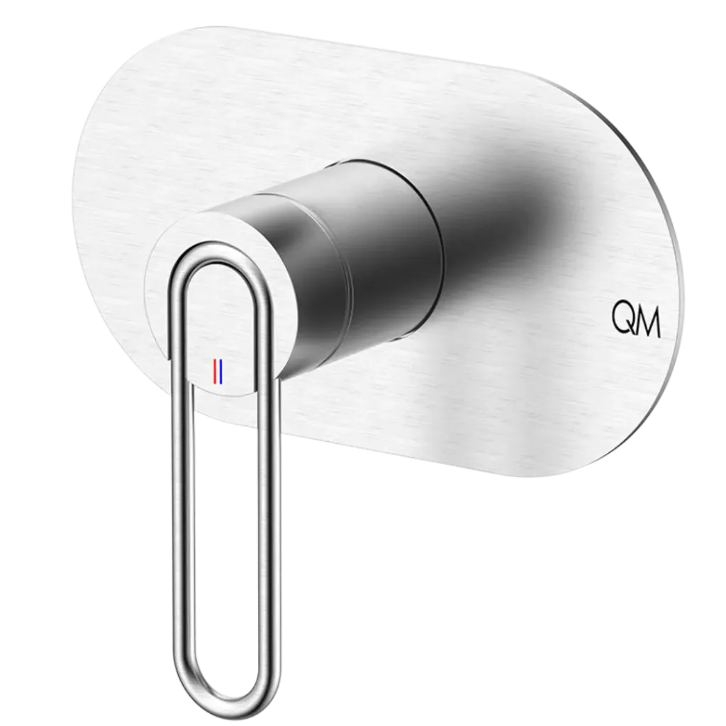 [QM 14.700.4005 ST] MONOMANDO DE DUCHA LOTUS SATINADO QUALITY METAL