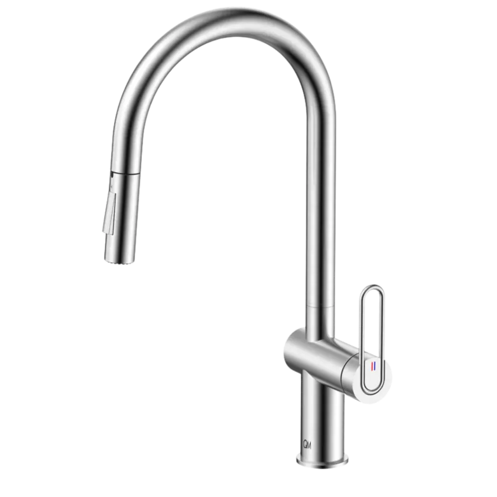 GRIFERIA DE FREGADERO LOTUS SATINADO QUALITY METAL