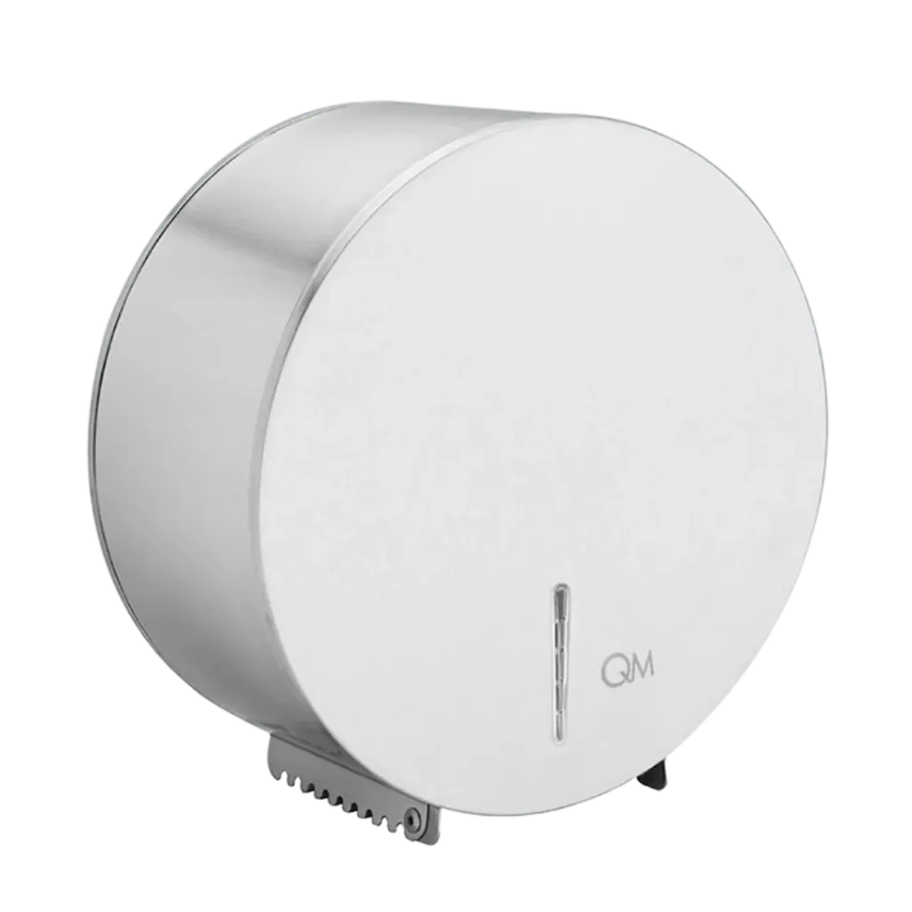 [QM 14.200.1012] PORTARROLLO JUMBO 9" SATINADO QUALITY METAL