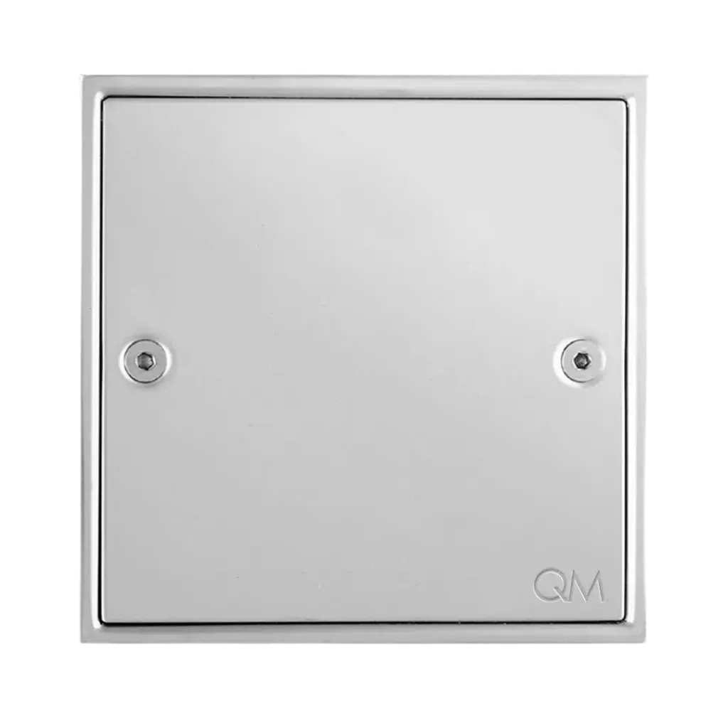 CENTRO PISO RIA 12X12CM CROMADO QUALITY METAL