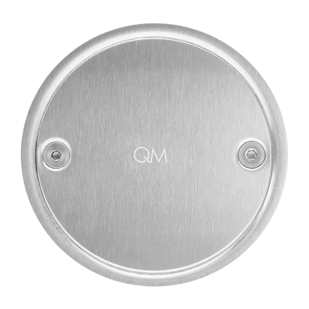 CENTRO PISO RIA CIRCULAR 10X10CM SATINADO QUALITY METAL