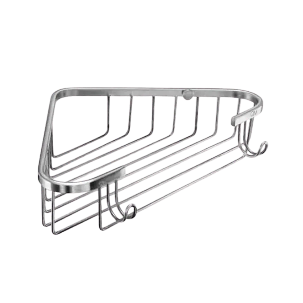 [QM 14.100.1607] CESTA PORTA COSMETICOS ESQUINERA CROMADO QUALITY METAL