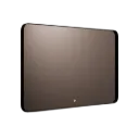 ESPEJO PROLED 80X60CM NEGRO MATE KUBO