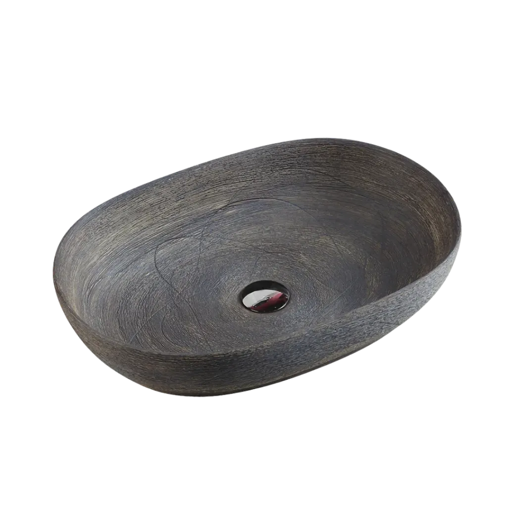 LAVAMANOS 58X40X12CM CEPILLADO BROWN KUBO