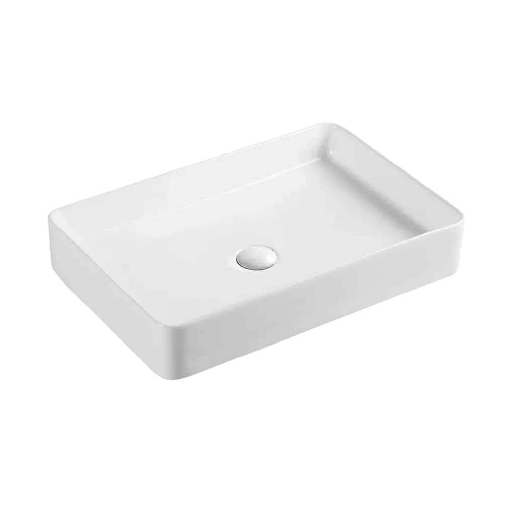 LAVAMANOS RECTANGULAR 60CM BLANCO KUBO