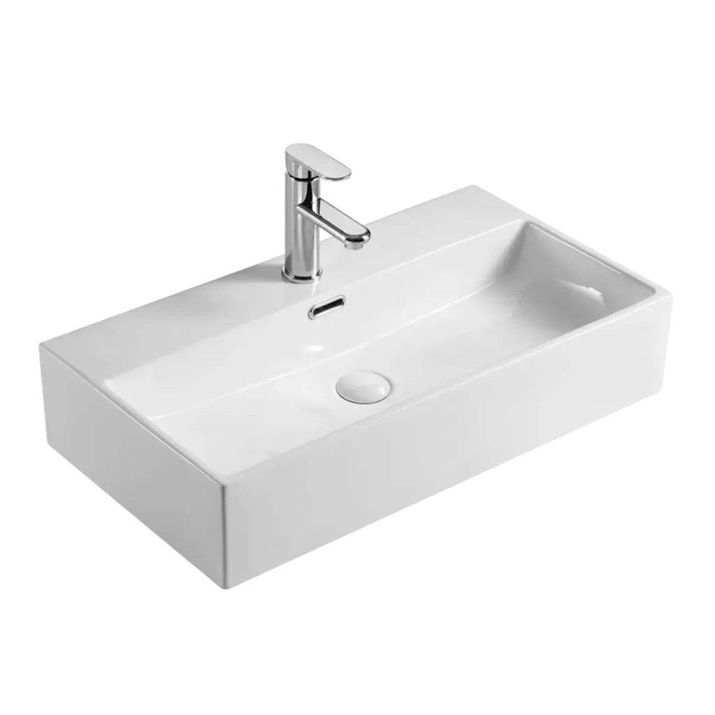 LAVAMANOS RECTANGULAR 72CM BLANCO KUBO