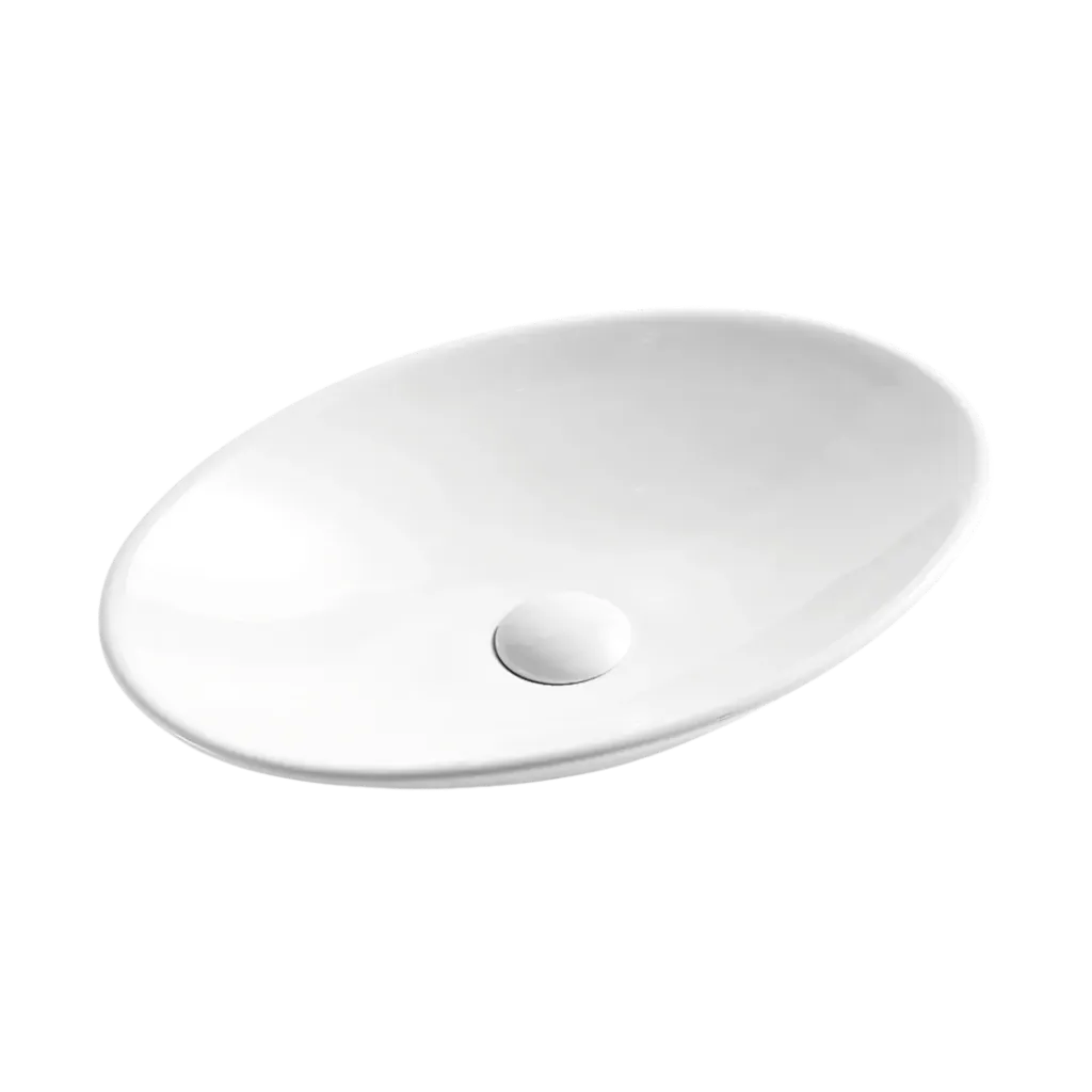 LAVAMANOS OVAL 50CM BLANCO KUBO