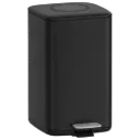 PAPELERA CUADRADA 9L NEGRO MATE EUROPA