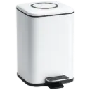 PAPELERA CUADRADA 9L BLANCO MATE EUROPA