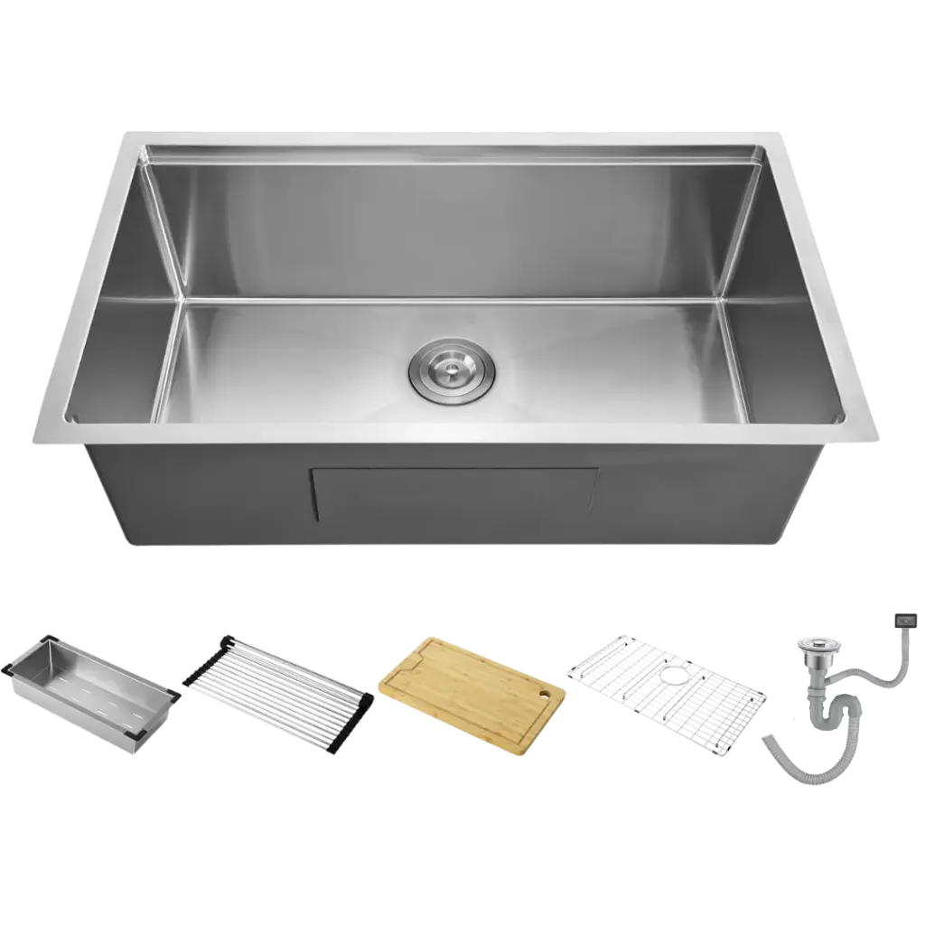 FREGADERO DE UNA TINA 81CM SATINADO EUROPA