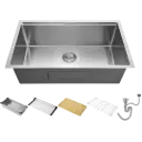 FREGADERO DE UNA TINA 81CM SATINADO EUROPA