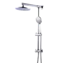 BARRA DE DUCHA CON DUCHA DE MANO CROMADO KUBO