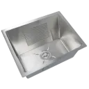 BATEA DE ACERO INOXIDABLE 55X45CM BAJO TOPE BG