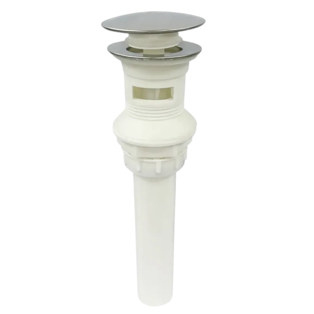 [GB-435] DESAGUE DE LAVAMANOS ABS - ACERO CROMADO SV