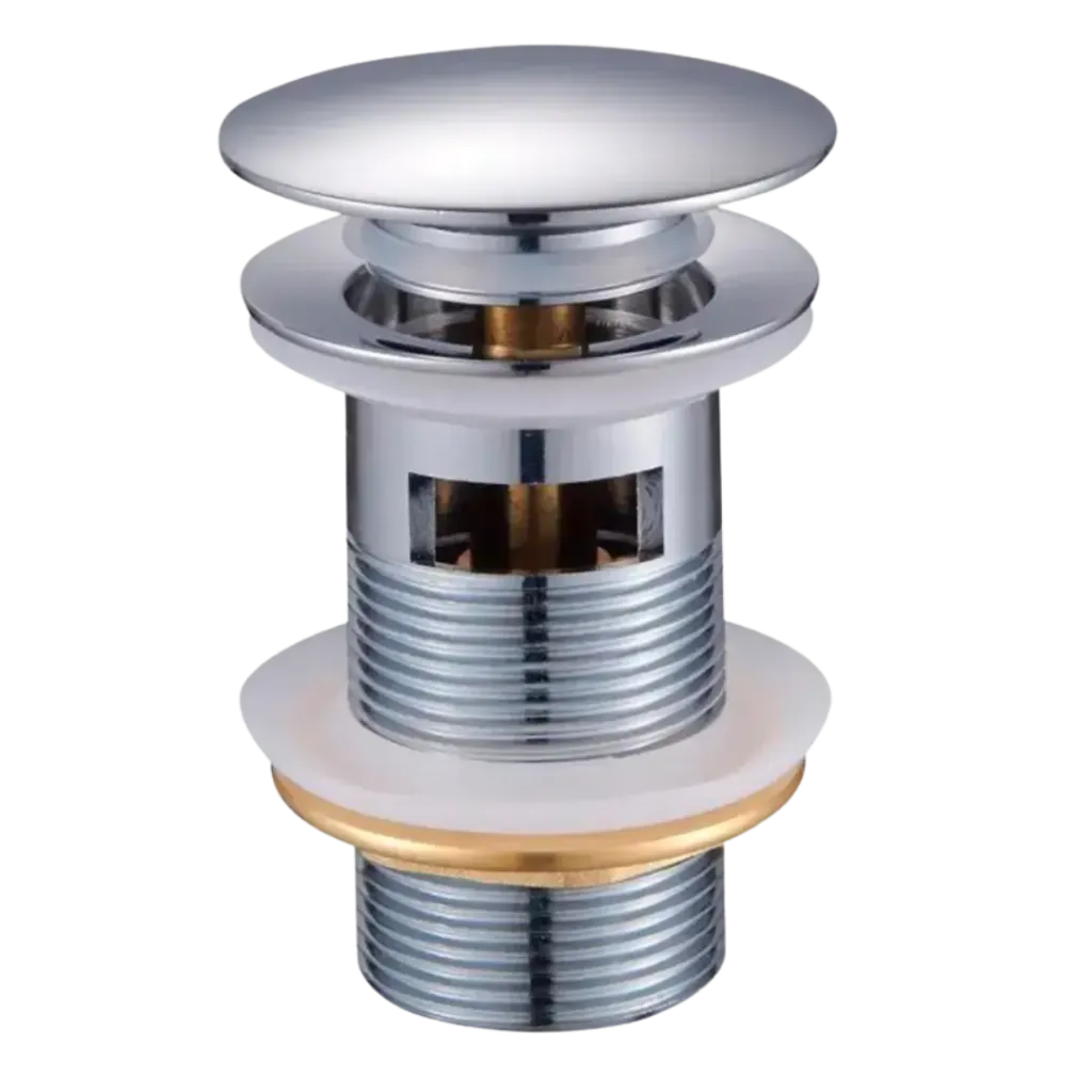 [KU-90-1] DESAGUE DE LAVAMANOS POP UP C/R CROMADO KUBO