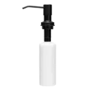 DISPENSADOR DE JABON NEGRO MATE BARI