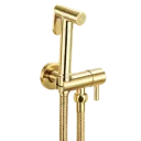 DUCHA DE MANO REDONDA ORO BRILLANTE KUBO