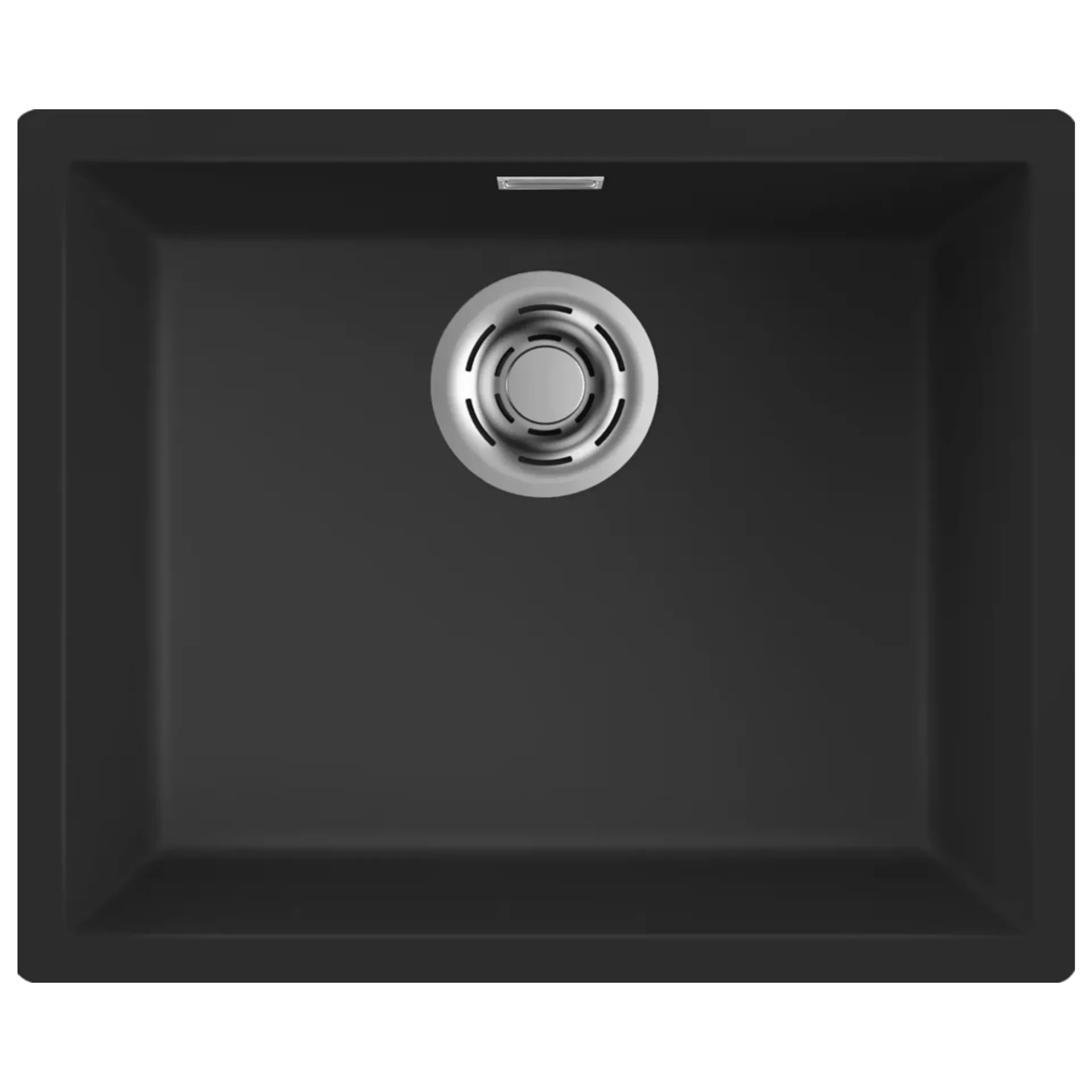 FREGADERO DE 1 TINA ZEN 105 K86 NEGRO MATE 55,6X45,6CM ELLECI