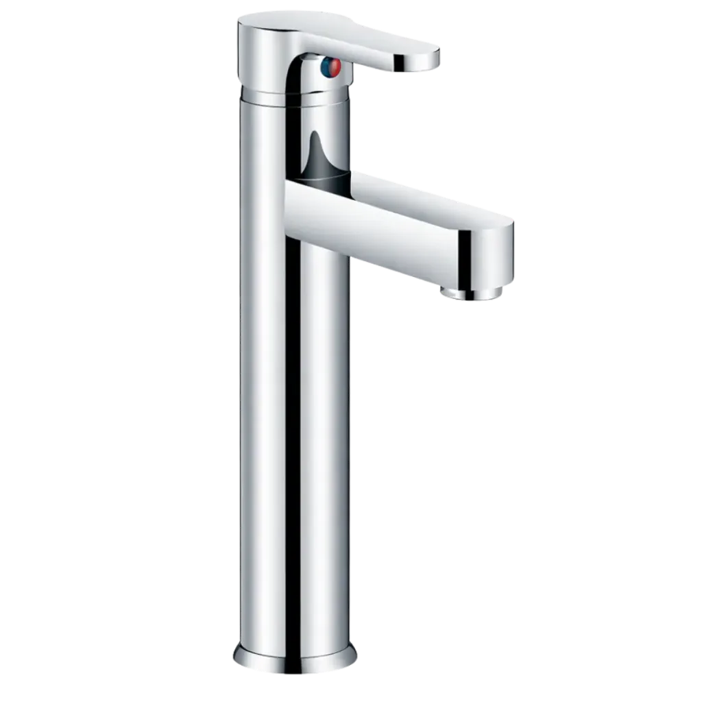 [GRI-552] GRIFERIA DE LAVAMANOS ALTA CROMADO UNIQUE