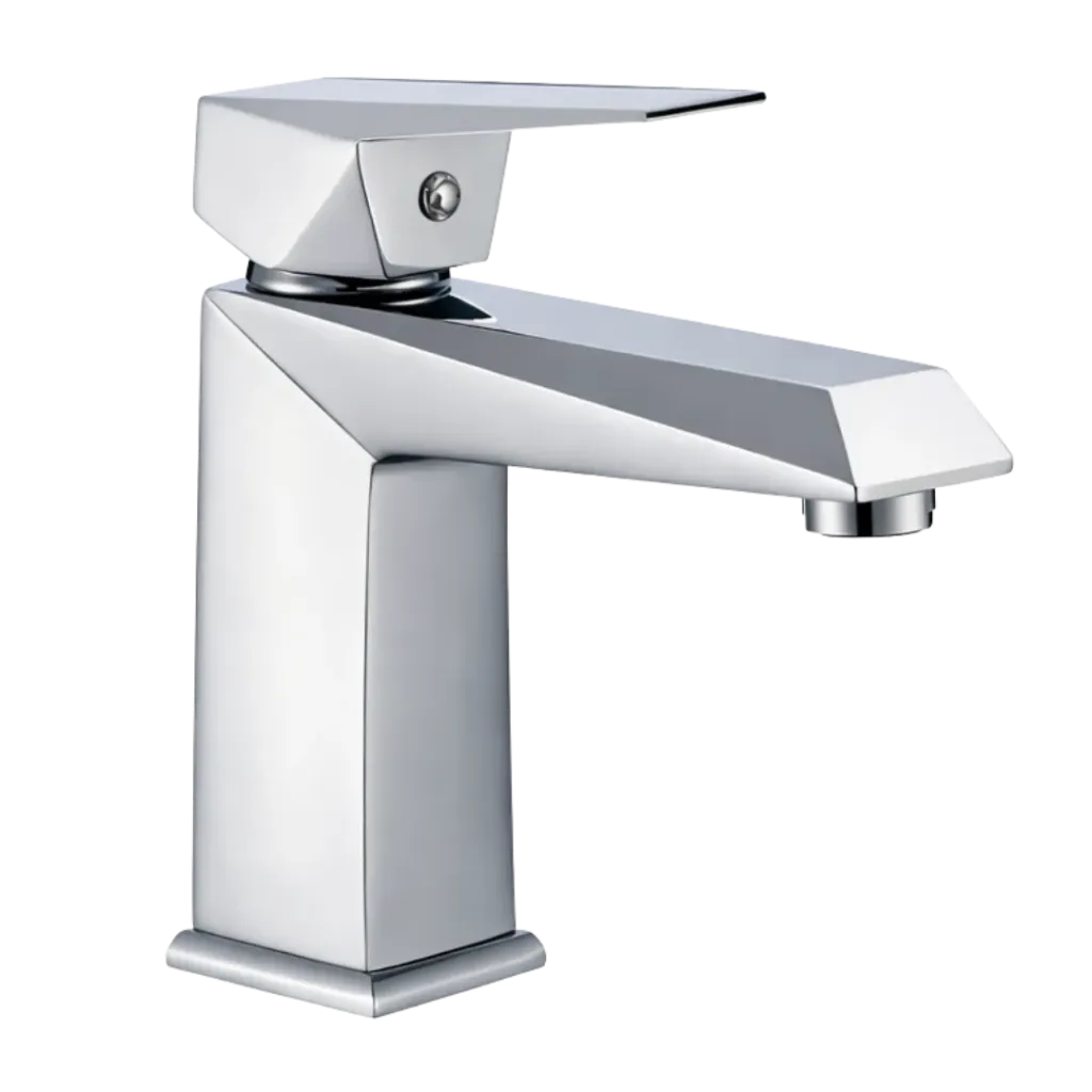 [GRI-512] GRIFERIA DE LAVAMANOS BAJA CROMADO UNIQUE