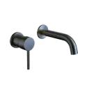 GRIFERIA DE LAVAMANOS DE PARED TOLEDO GUN METAL EUROPA