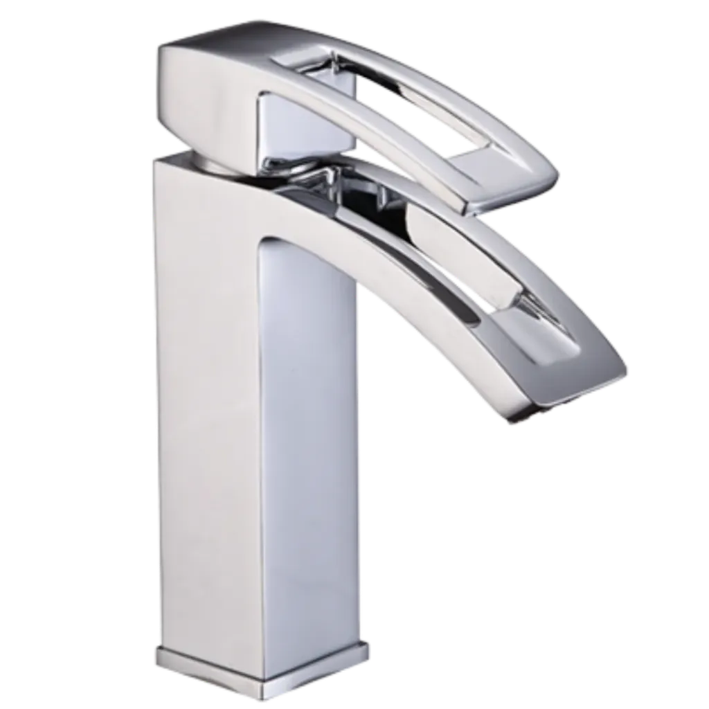 [GRI-505] GRIFERIA DE LAVAMANOS BAJA CROMADO UNIQUE
