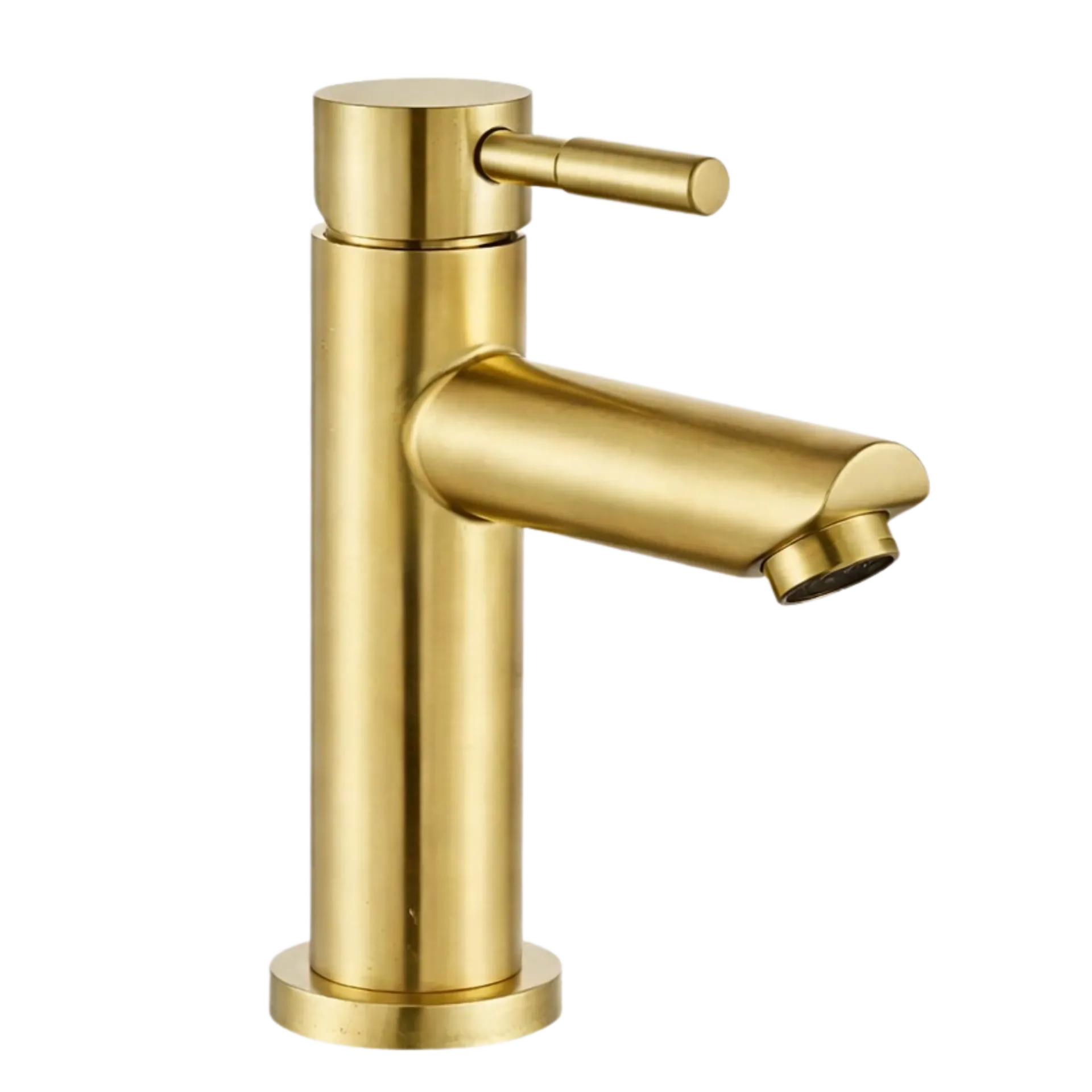 [212502.0] GRIFERIA DE LAVAMANOS BAJA REDONDA DORADO MATE ET