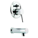 GRUPO DUCHA BAÑERA MONOMANDO CON ADAPTADORES 8" G.O FUNDICION PACIFICO