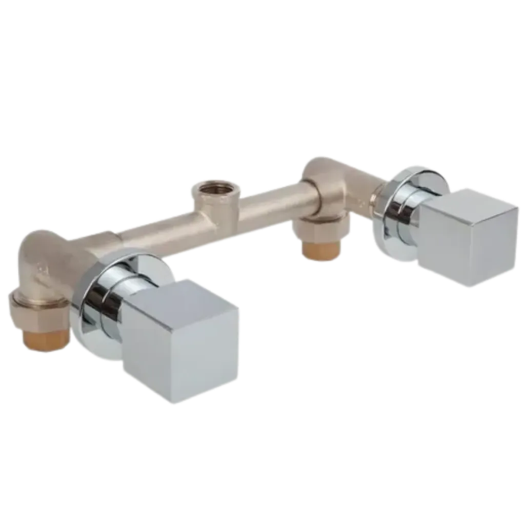 GRUPO DUCHA QUADRA 8" CROMADO FUNDICION PACIFICO