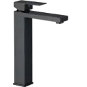 GRIFERIA DE LAVAMANOS ALTA VALENCIA NEGRO MATE EUROPA