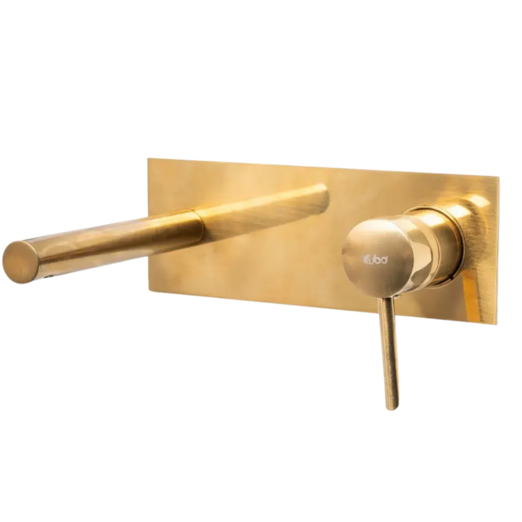 GRIFERIA DE LAVAMANOS DE PARED CORAL D´OURO KUBO