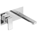 GRIFERIA DE LAVAMANOS DE PARED VALENCIA CROMADO EUROPA