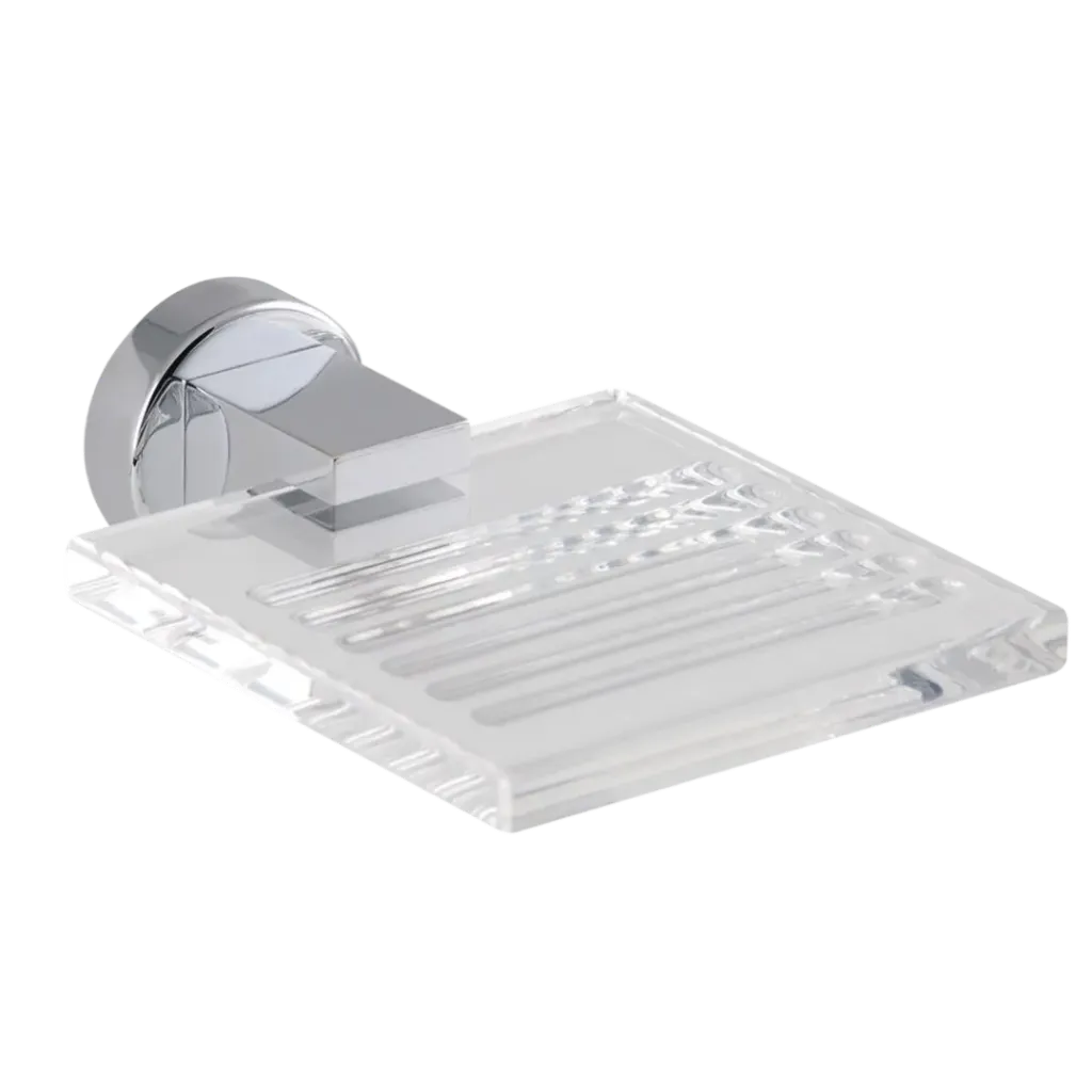 [37JAB820] JABONERA QUADRA CROMADO FUNDICION PACIFICO