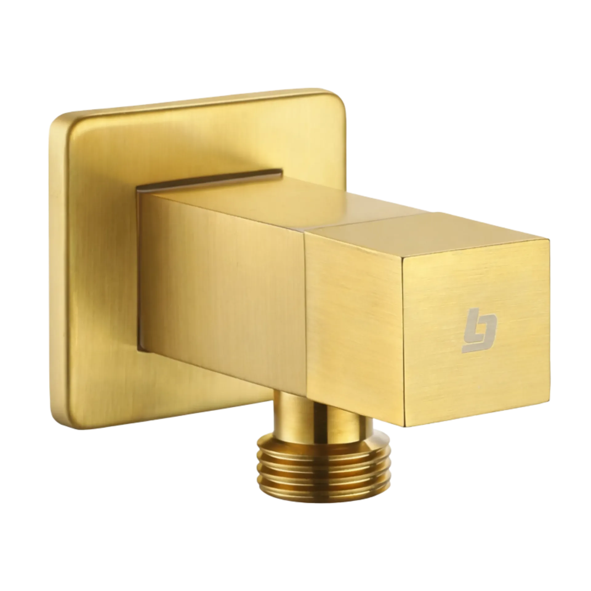 LLAVE DE ARRESTO 1/2" X 1/2" SQUARE DORADO MATE BG