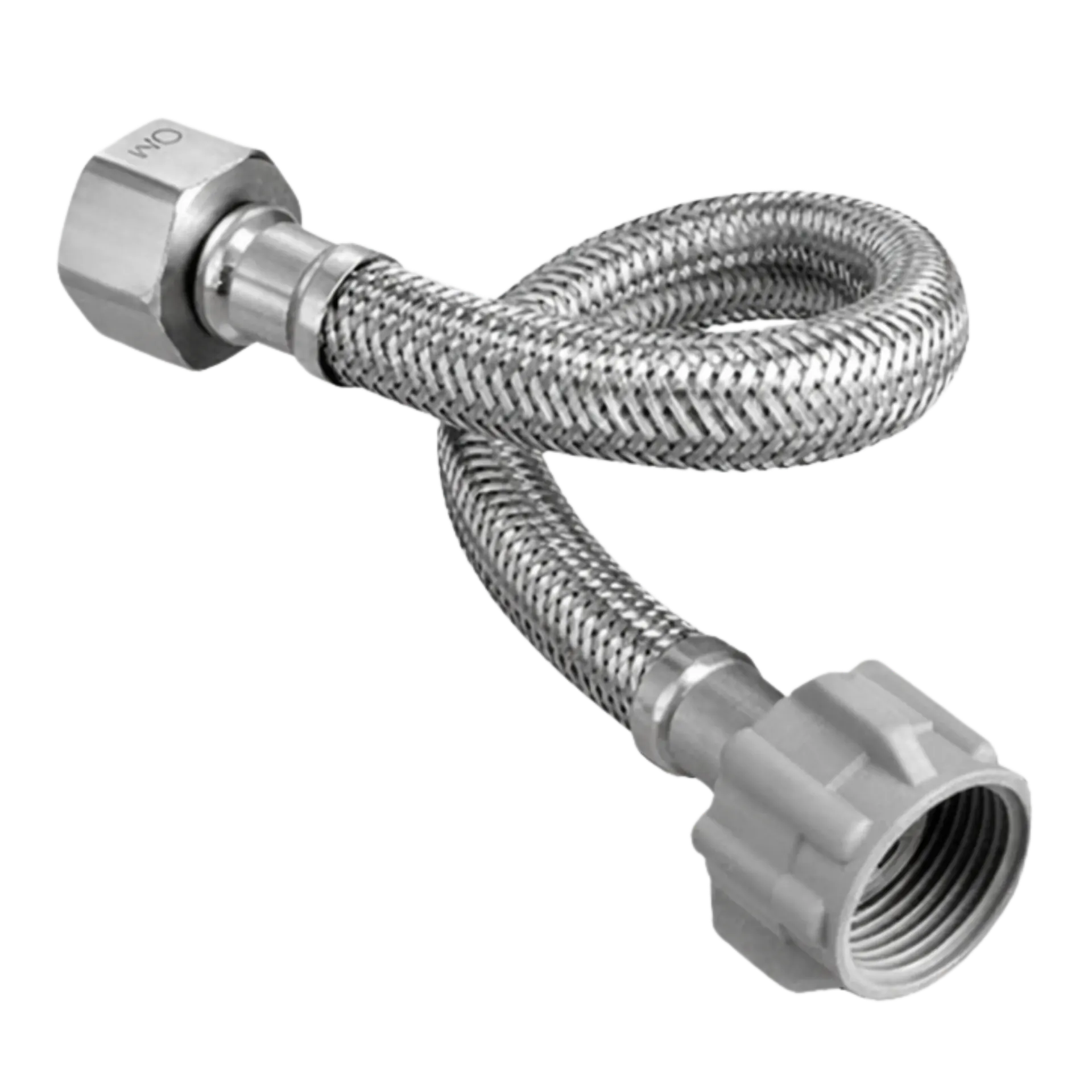 [QM 14.600.004] MANGUERA 1/2" X 7/8" SATINADO QUALITY METAL