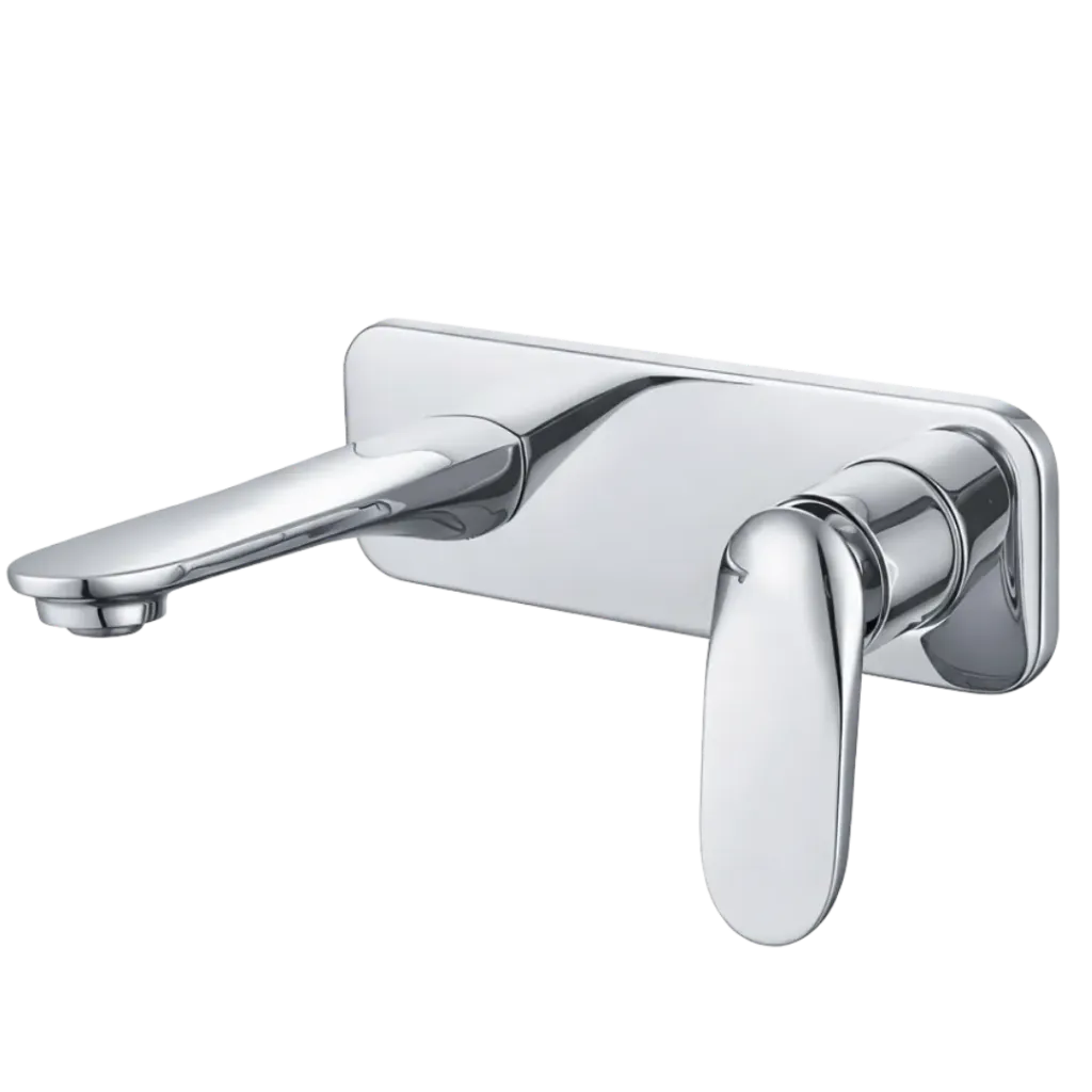 GRIFERIA DE LAVAMANOS DE PARED MOON CROMADO MHILER