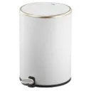 PAPELERA CILINDRICA 6L BLANCO EKO