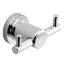 PERCHERO DOBLE STYLE CROMADO FUNDICION PACIFICO