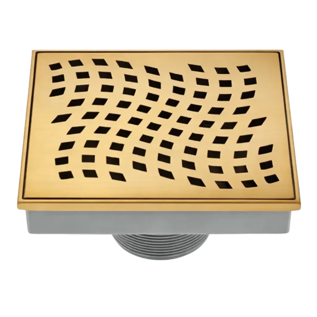 REJILLA DESAGUE CUADRADO 15X15CM YELLOW GOLD UNIQUE