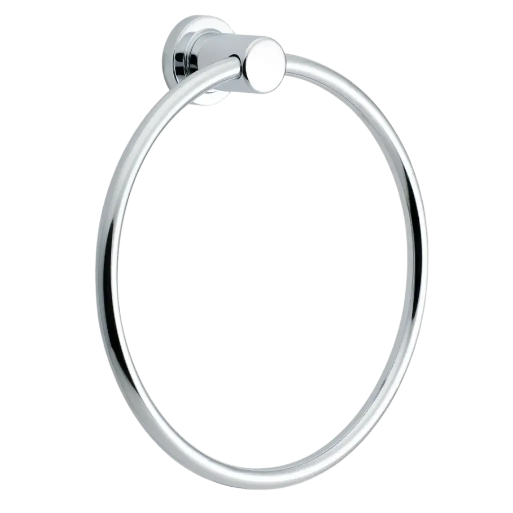 TOALLERO ANILLO STYLE CROMADO FUNDICION PACIFICO