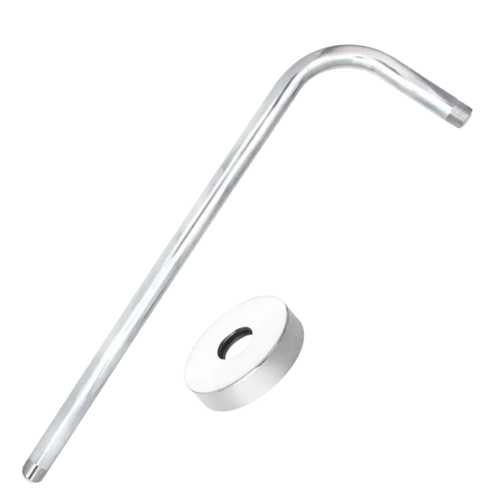 [BRA-11] BRAZO DE DUCHA REDONDO CROMADO FERMETAL