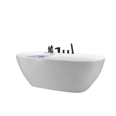 [KU-NL612B] BAÑERA FREESTANDING BLANCO KUBO