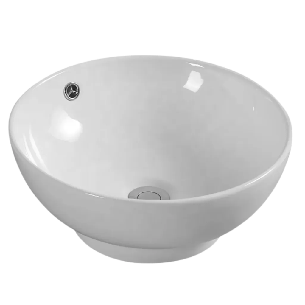 LAVAMANOS REDONDO 38CM BLANCO RIVER