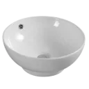 LAVAMANOS REDONDO 38CM BLANCO RIVER
