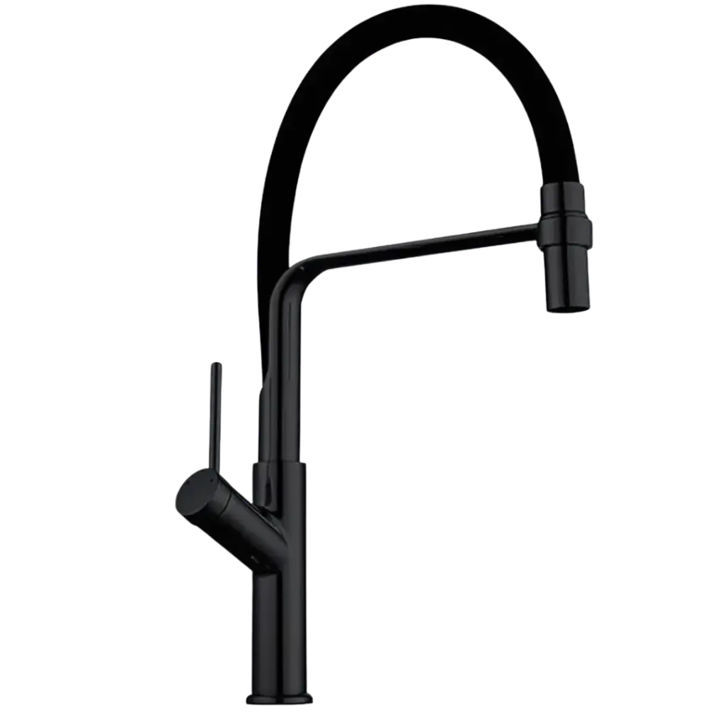 [GRICOC-027] GRIFERIA DE FREGADERO LIVERPOOL NEGRO MATE EUROPA