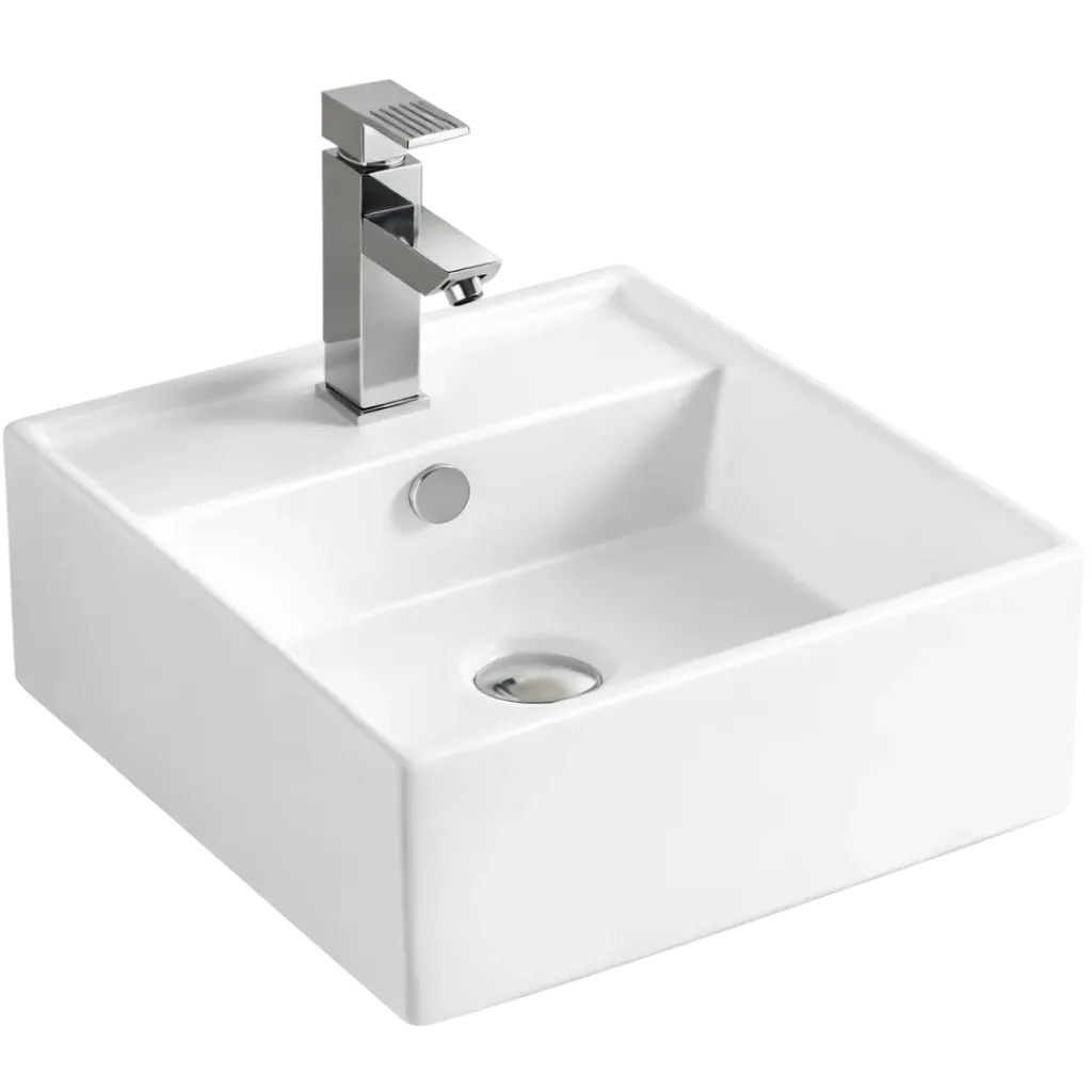 LAVAMANOS CUADRADO RUBIK BLANCO RIVER