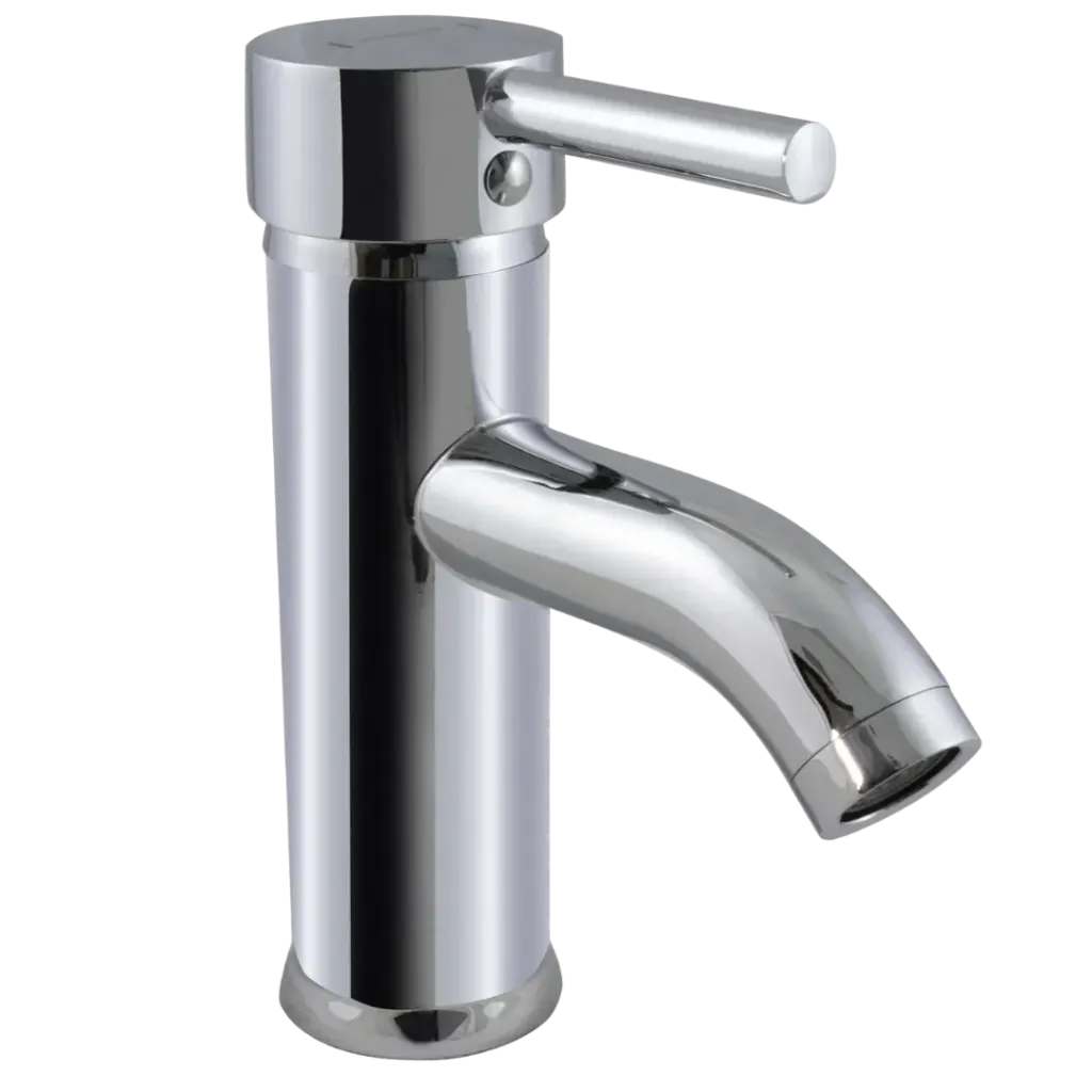 [THAI-001] GRIFERIA DE LAVAMANOS BAJA REDONDA CROMADO THAI