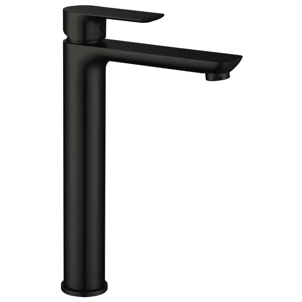 GRIFERIA DE LAVAMANOS ALTA ODESSA NEGRO MATE CASTEL