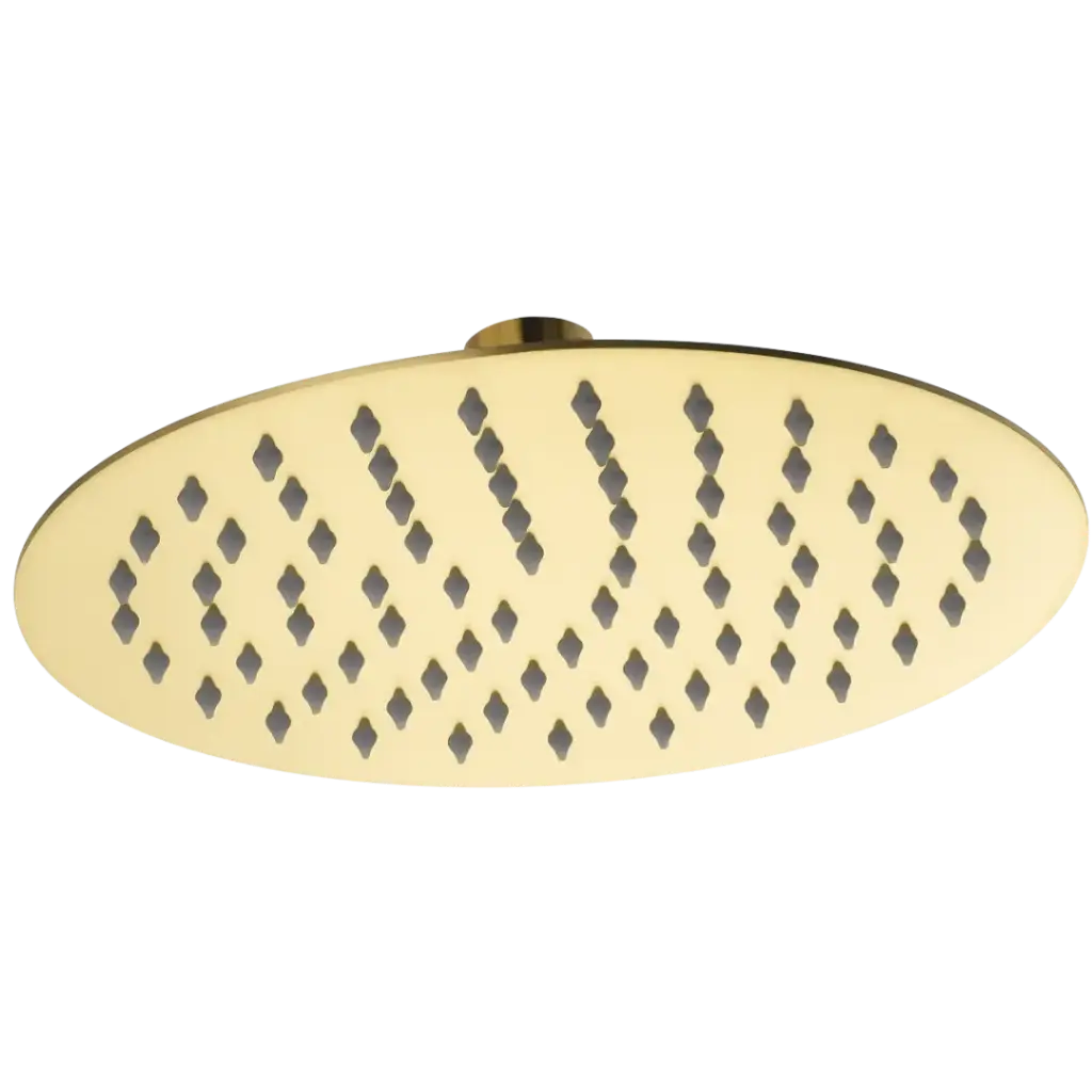 DUCHA REGADERA REDONDA AMALFI 25CM DORADO MATE EUROPA