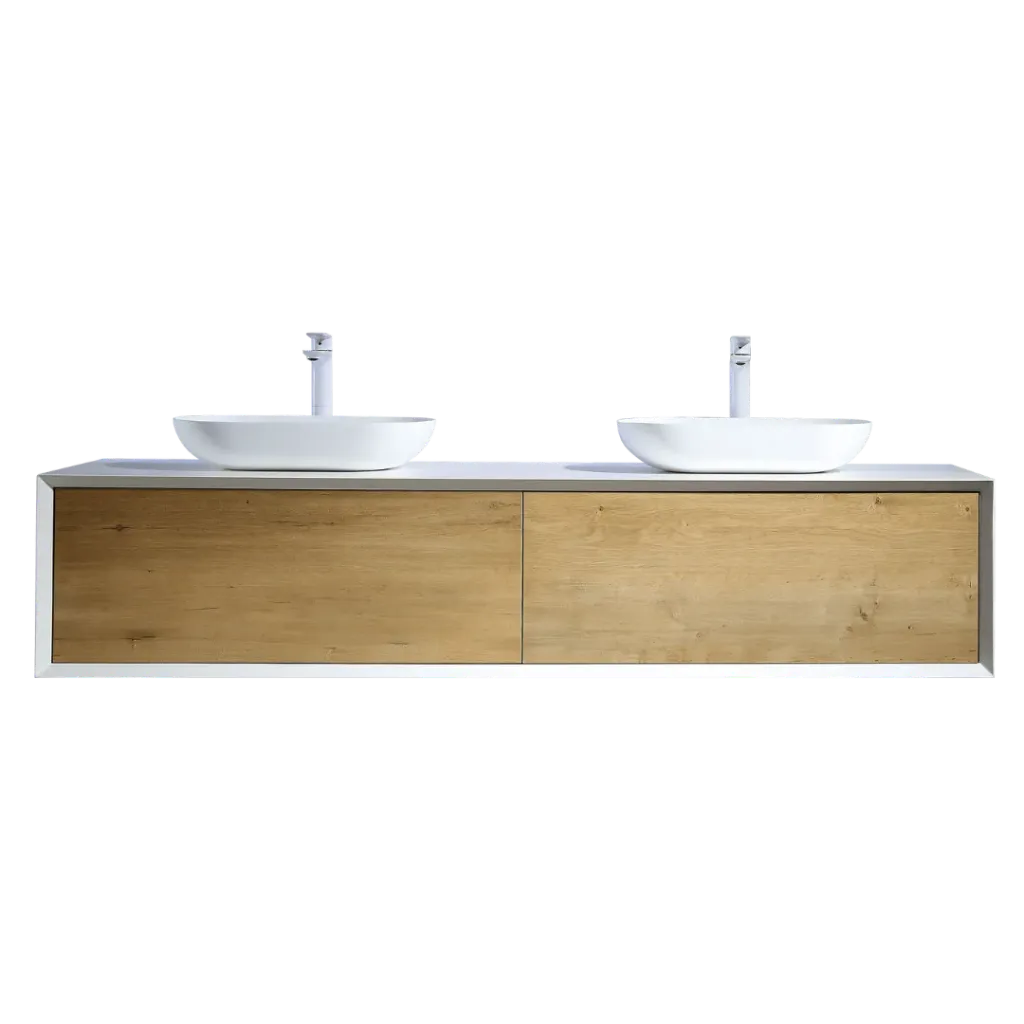 MUEBLE DE BAÑO VIGO 140CM ROBLE CASTEL
